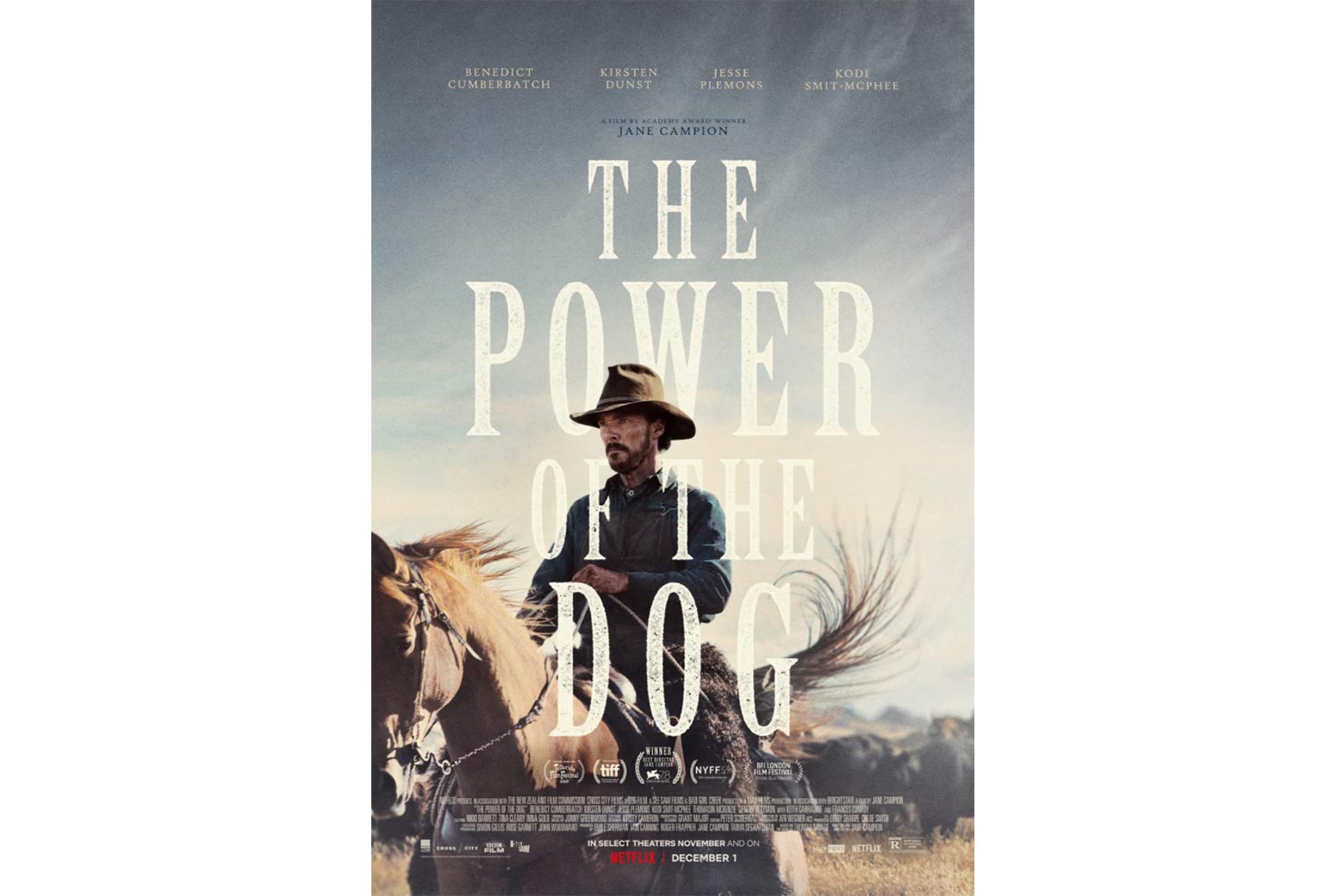 The Power of the Dog poster.