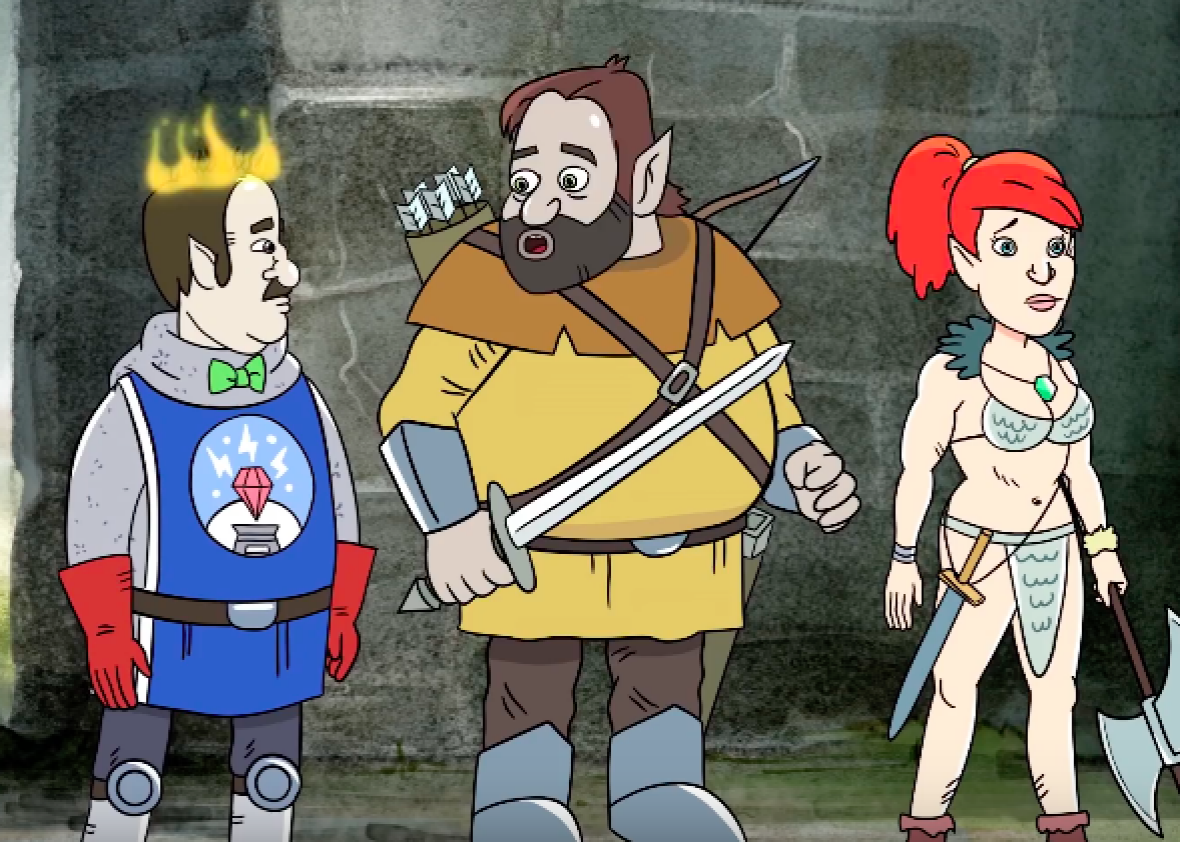Trailer For Community Creator Dan Harmon S Animated Roleplaying Show Harmonquest On Nbc Seeso Video