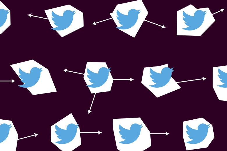 Photo illustration of decentralized Twitter networks