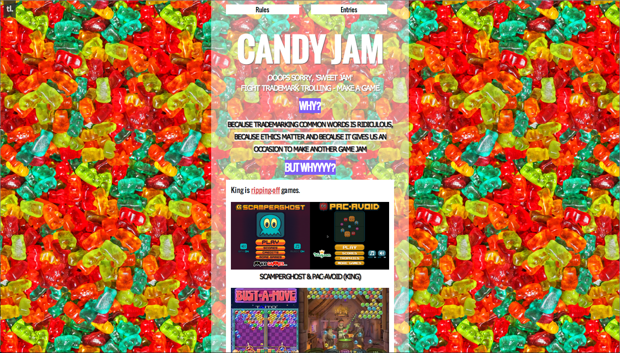 Candy Crush Saga developer King trademarks the word 'candy