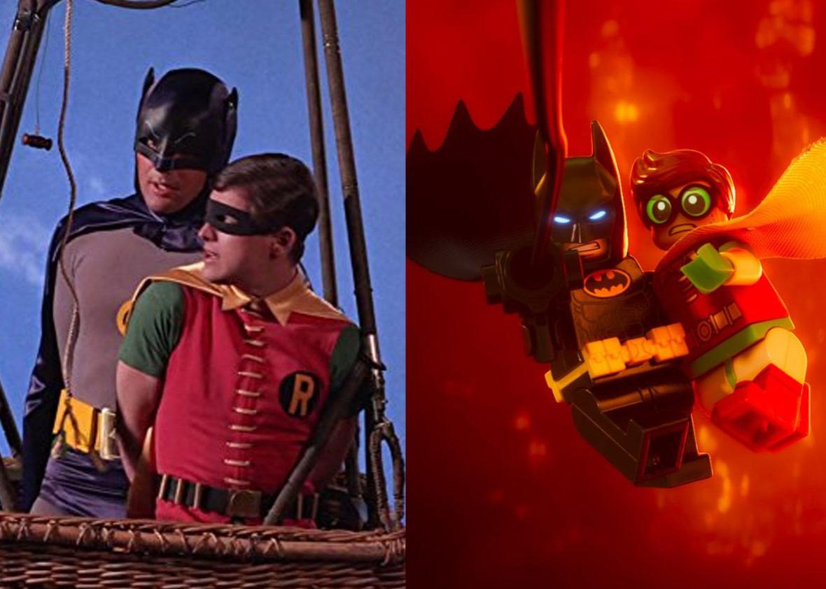 The Lego Batman Movie embraces the character's campy history, including the  '60s TV show.