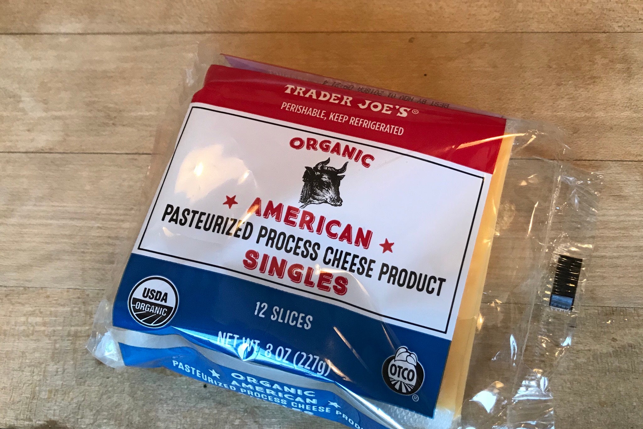 American pasteurized process cheese product.