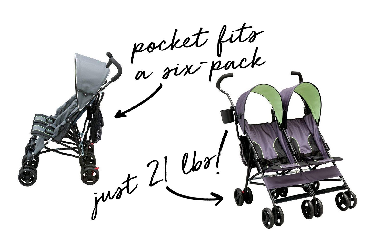 The best lightweight double stroller for city parents.