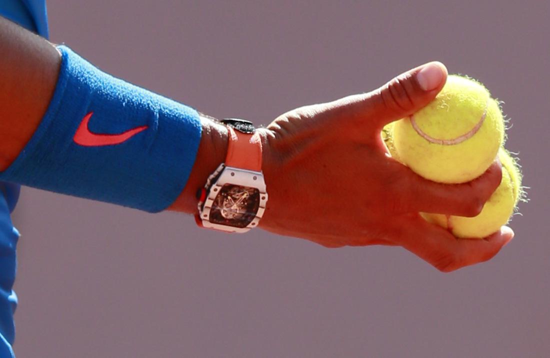 Rafael Nadal is playing in the French Open wearing a $775,000 Velcro watch.