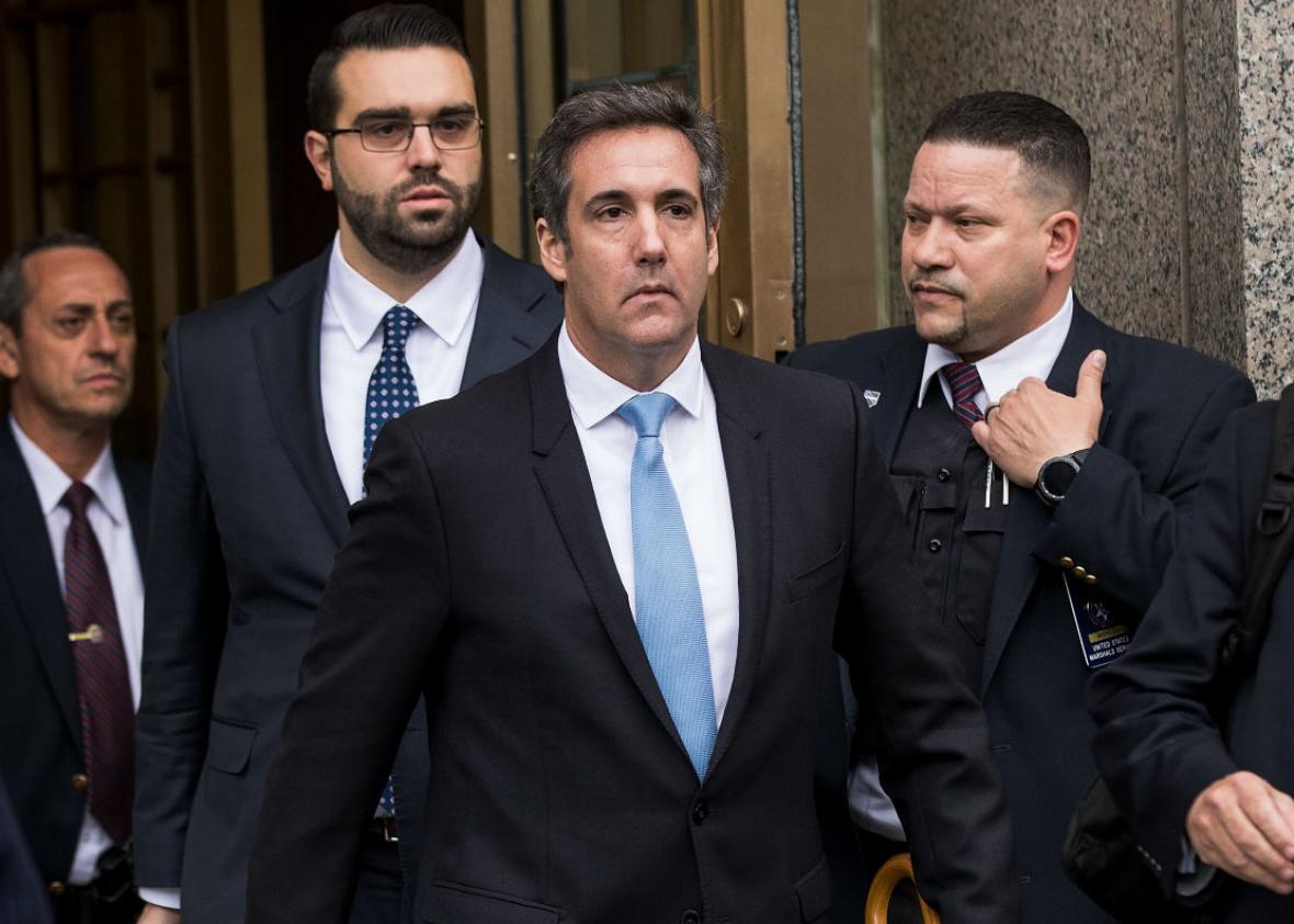 Michael Cohen is handling it.