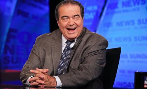 U.S. Supreme Court Justice Antonin Scalia takes part in an interview with Chris Wallace on 'FOX News Sunday'.