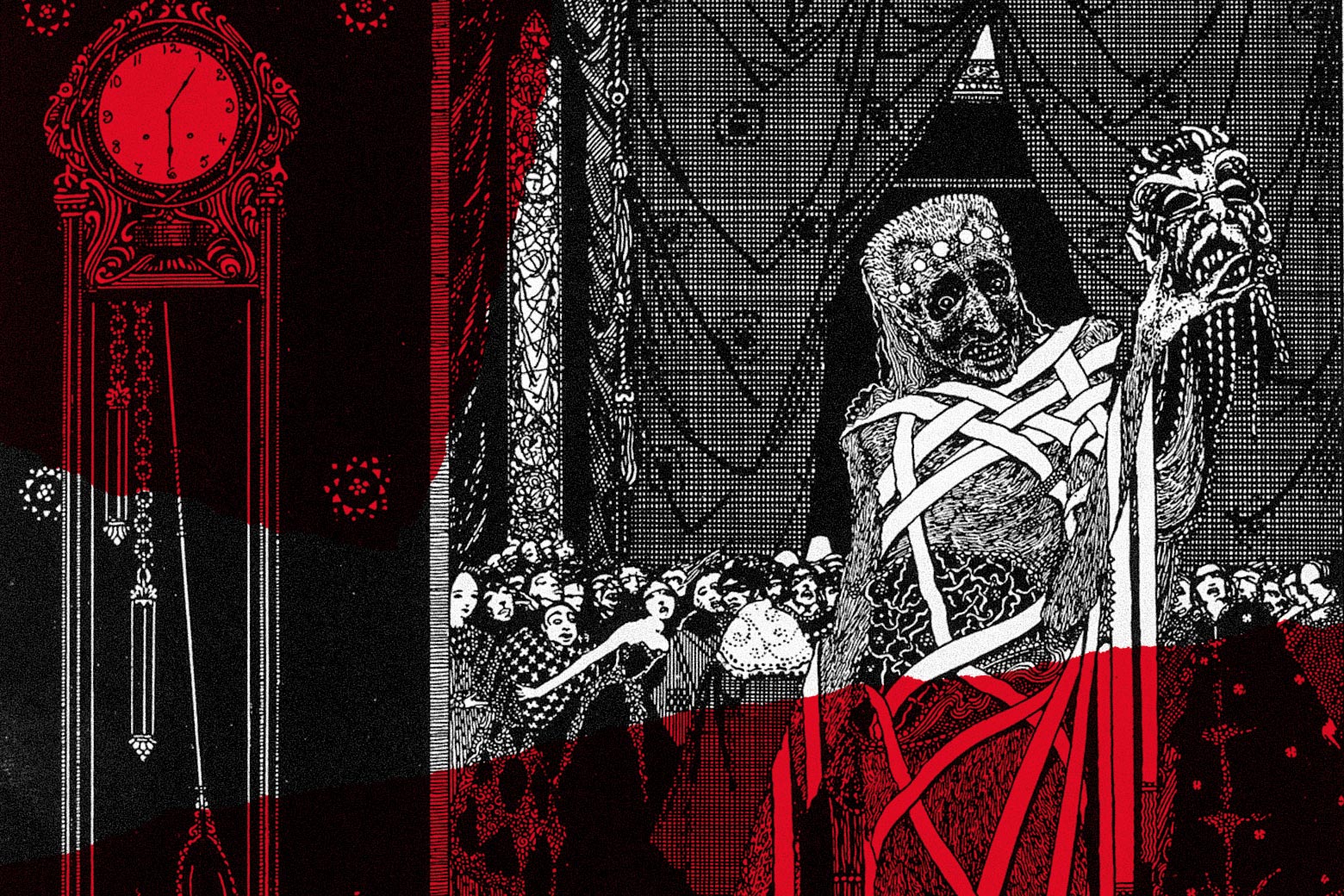 Edgar Allan Poe’s “Masque of the Red Death” is an allegory for the age