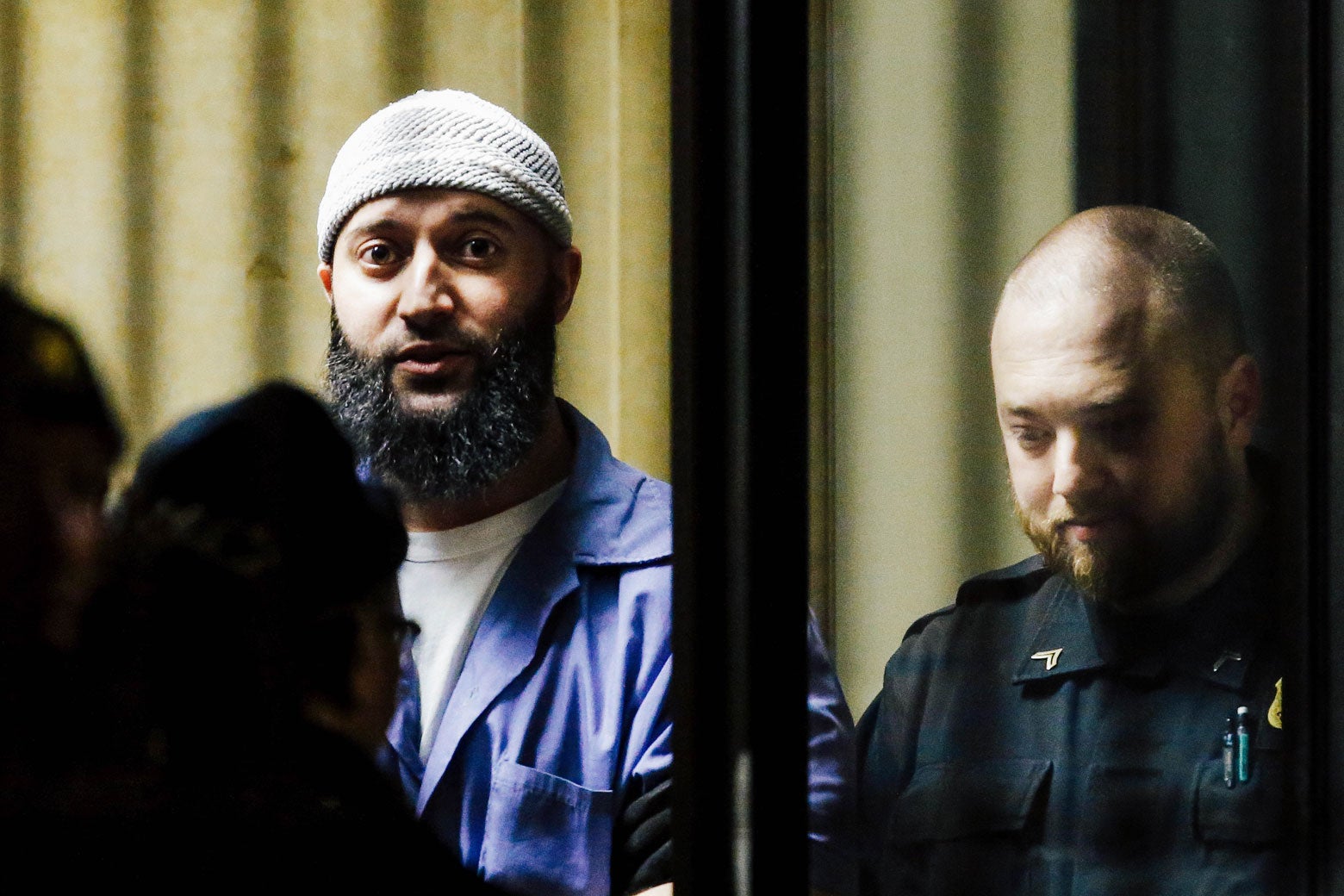 Adnan Syed leaves the Baltimore City Circuit Courthouse.