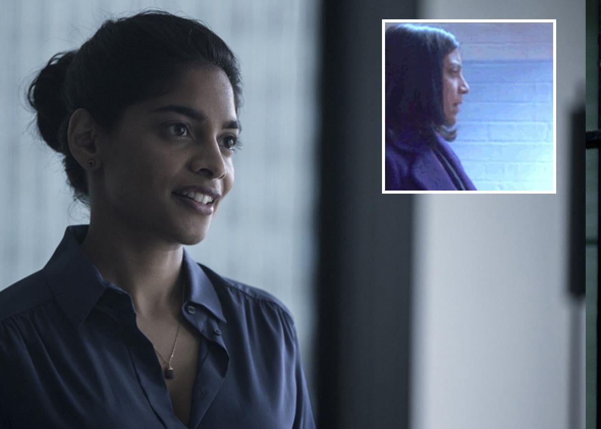 Chandra in The Night Of, played by Amara Karan and Frances Kapoor in Criminal Justice, played by Vineeta Rishi.