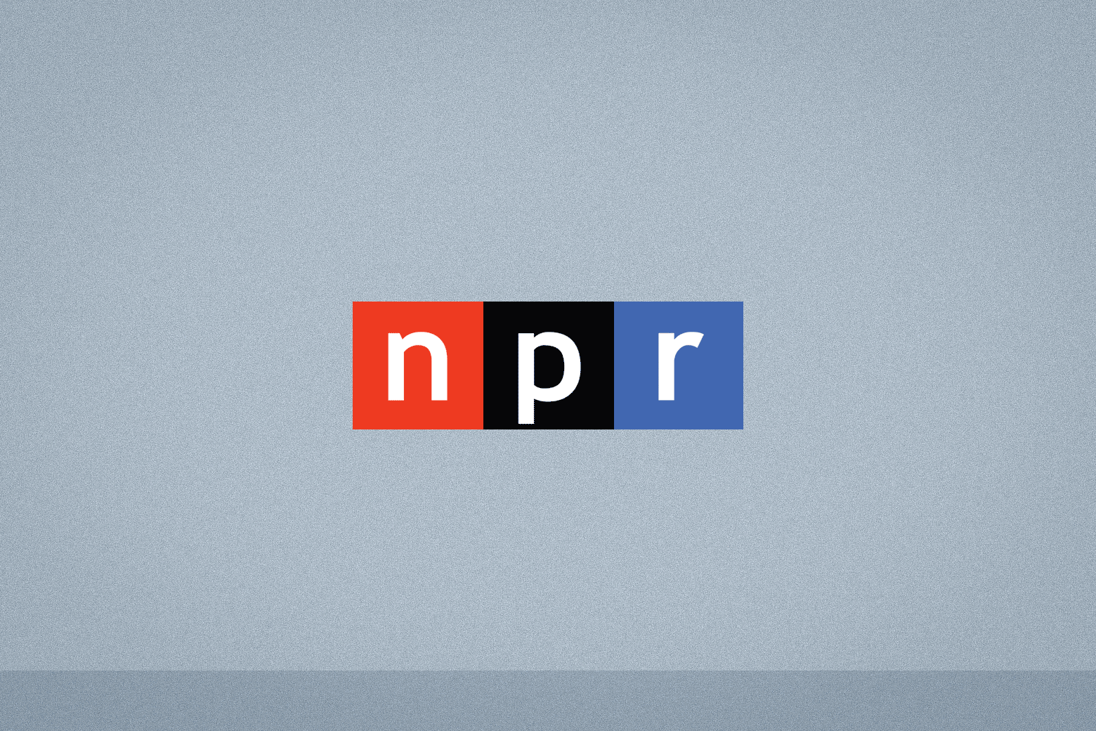 The NPR logo, with the R falling off.