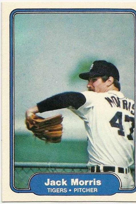 Jack Morris, worst baseball card.