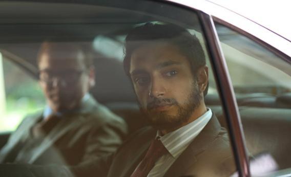 Riz Ahmed (right) and Kiefer Sutherland in The Reluctant Fundamentalist.