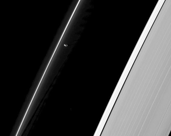 Cassini pic of Prometheus