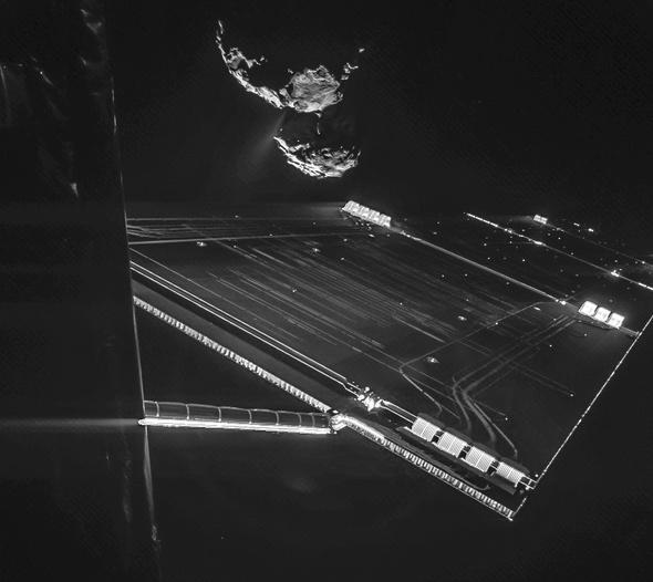 Selfie at comet