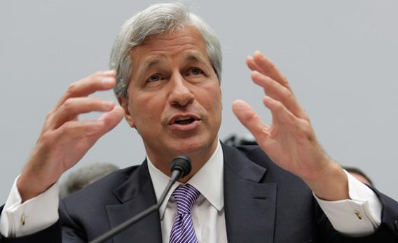 JPMorgan Chase & Co Chairman and CEO Jamie Dimon testifies before the House Financial Services Committee on Capitol Hill.