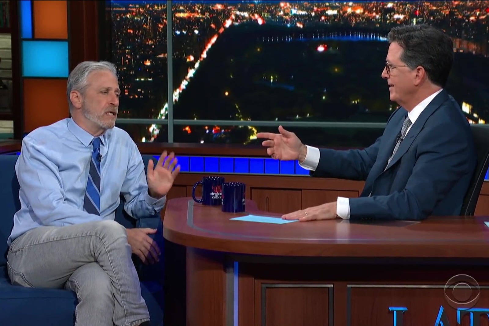 Stephen Colbert And Jon Stewart