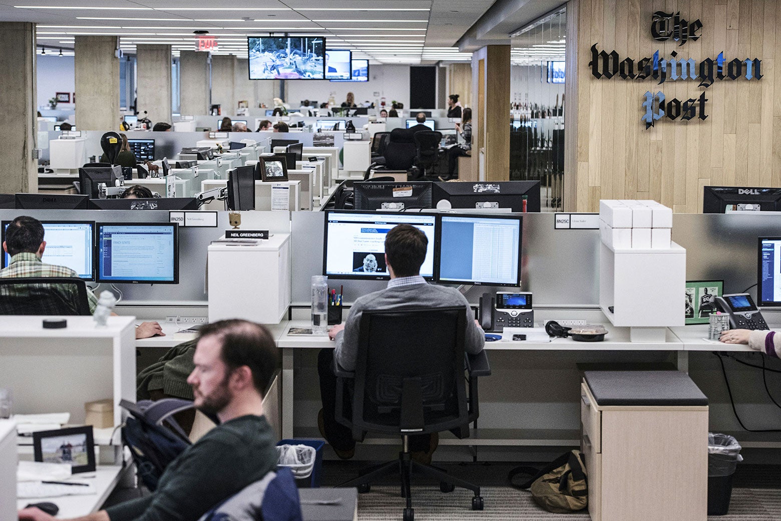 The Washington Post newsroom.