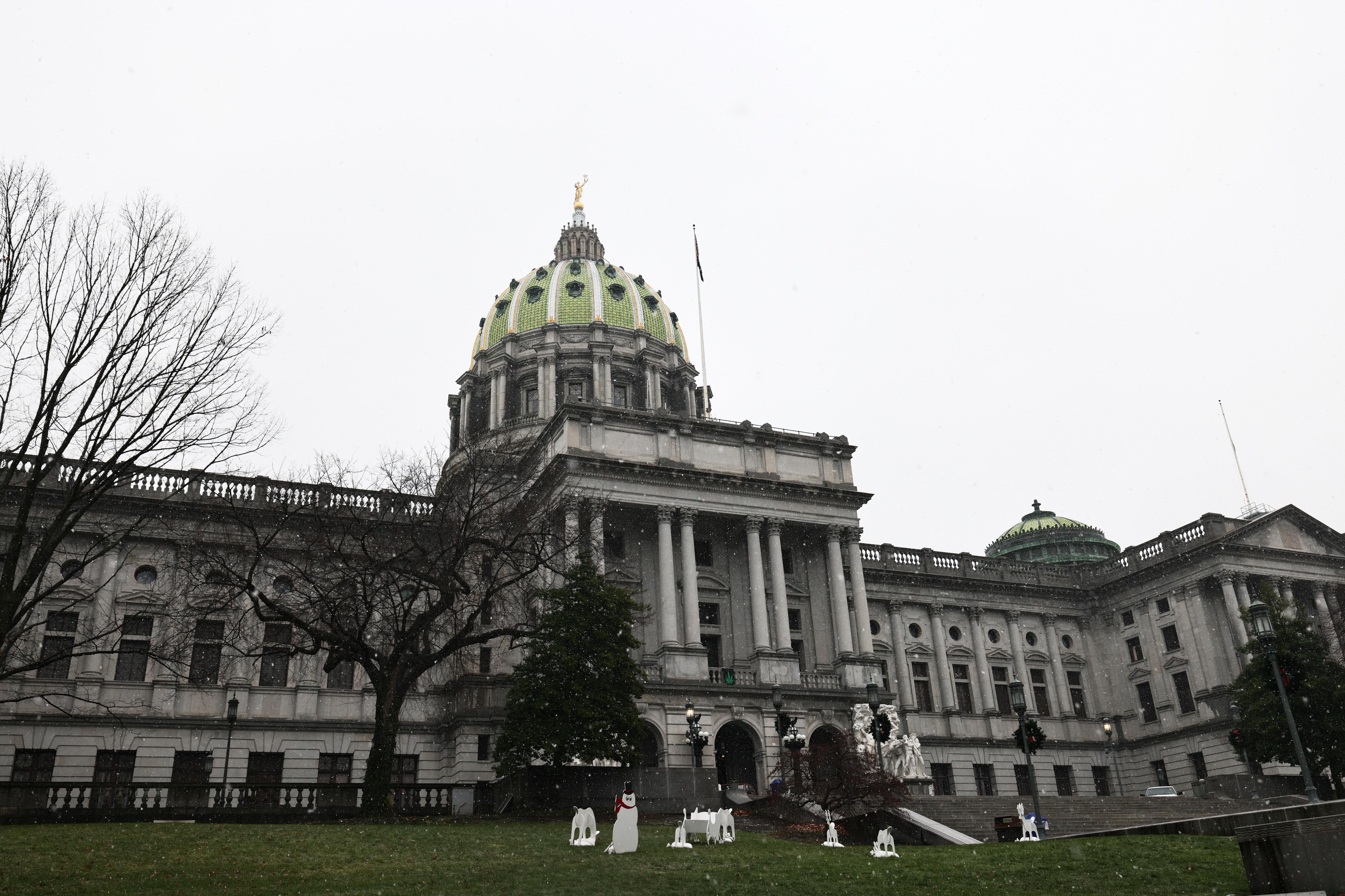 The Pennsylvania capitol building