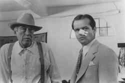 John Huston and Jack Nicholson in Chinatown.