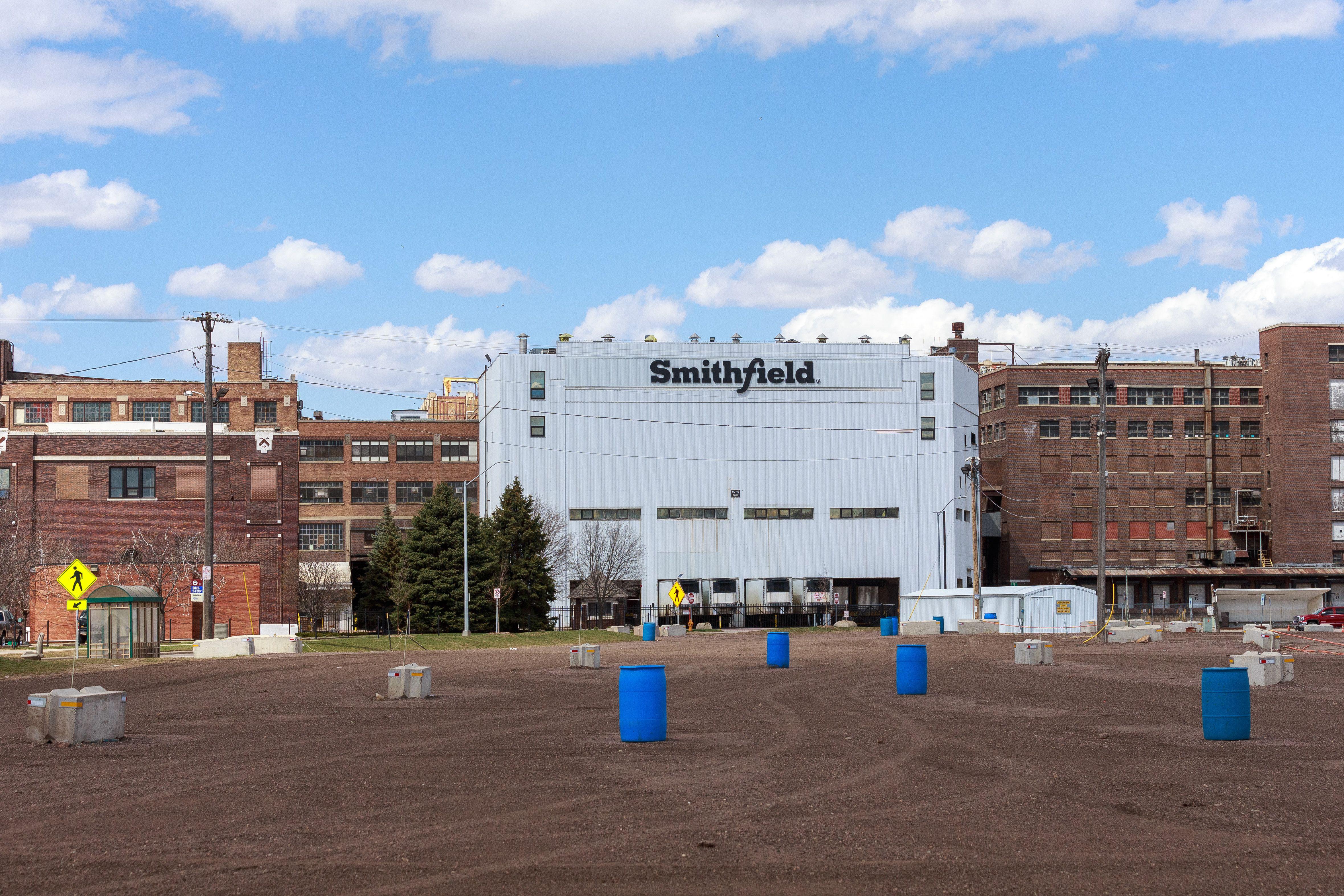 The Smithfield Foods pork processing plant in South Dakota