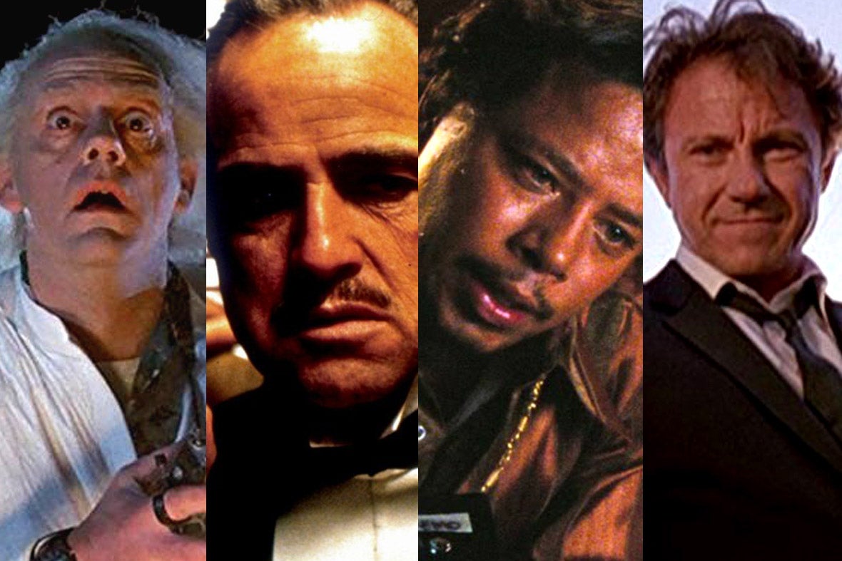 Back to the Future, The Godfather, Hustle & Flow, Reservoir Dogs