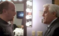 Louis C.K. and Jay Leno, right, in Louie.