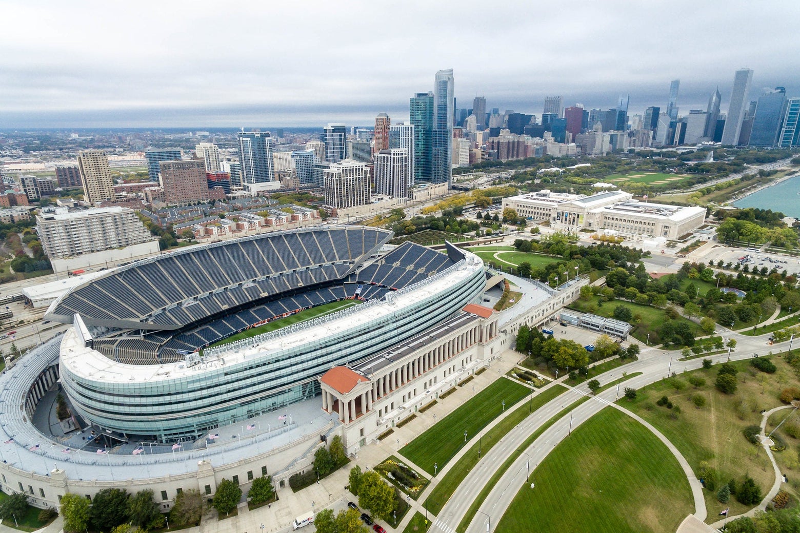 Soldier Field, Chicago Bears football stadium - Stadiums of Pro Football