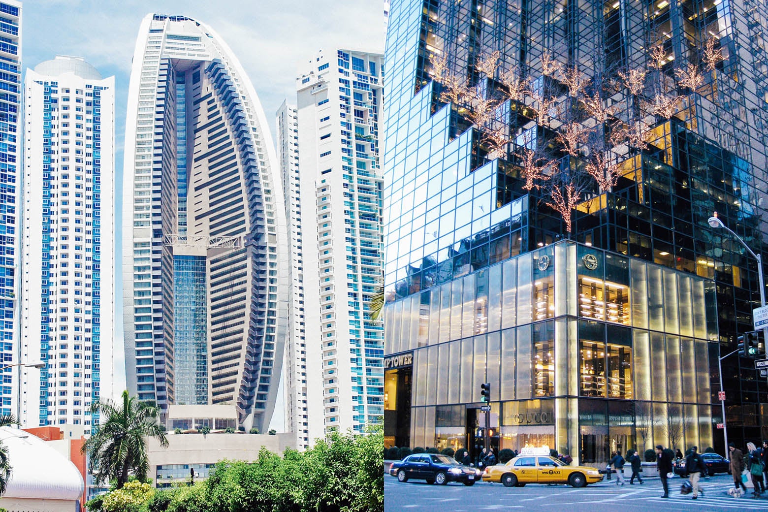Trump Panama City Hotel, Trump Tower Manhattan.
