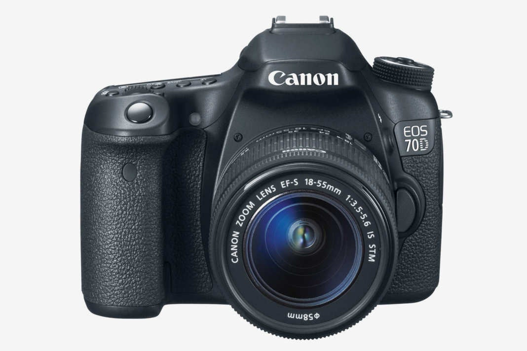 Canon 70D camera.