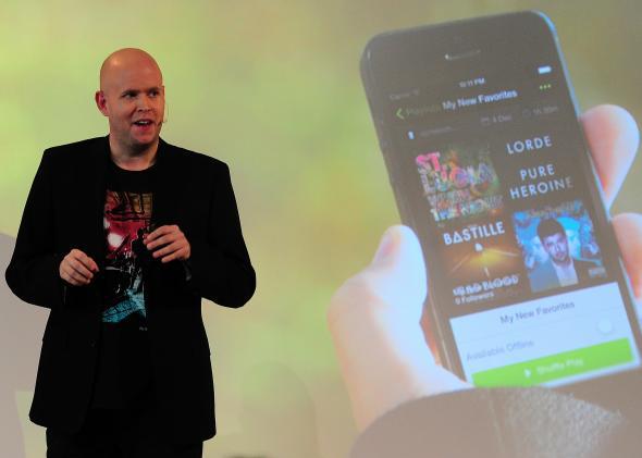 Spotify founder and CEO Daniel Ek announces a new free mobile streaming service