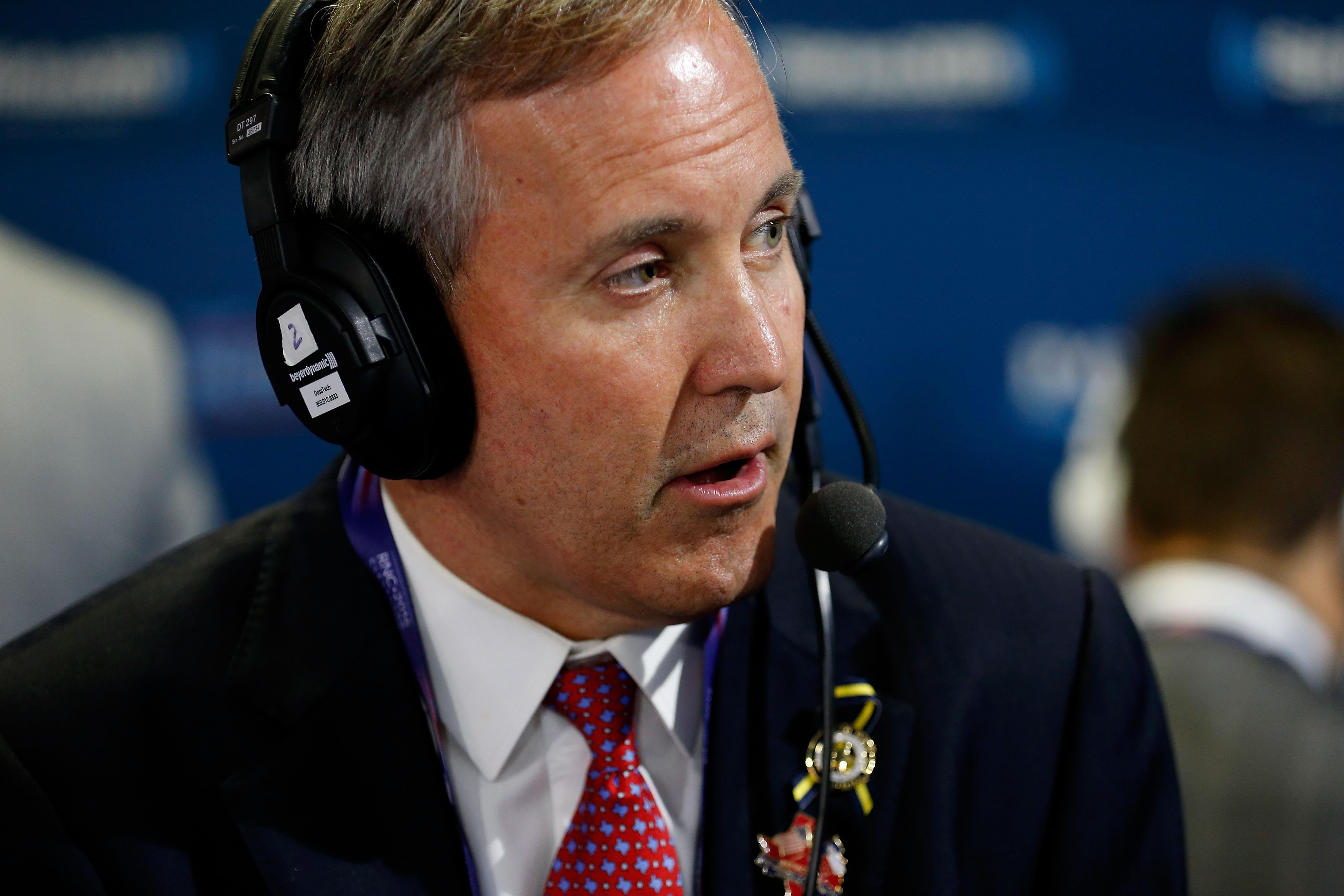 Texas Attorney General Ken Paxton, who pushed the bogus claim of voter fraud. (Photo by Kirk Irwin/Getty Images for SiriusXM)