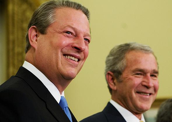 Gore and Bush.