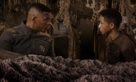 Will and Jaden Smith in M. Night Shyamalan's After Earth