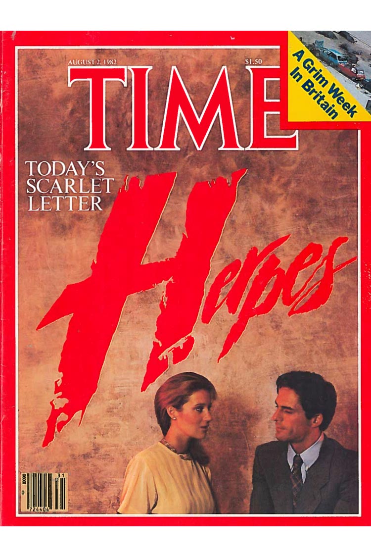 Time Magazine; histoire de couverture sur l'herpès.