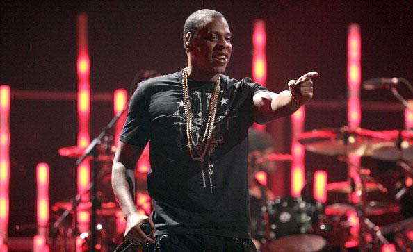 Jay-Z performs.