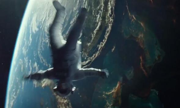 frame grab from "Gravity"