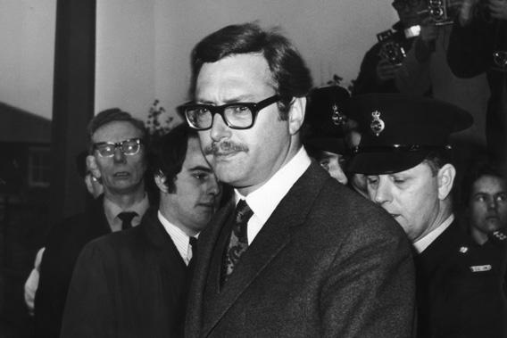 Bruce Reynolds, leader of the gang, which committed the 2.6 million pound 'Great Train Robbery' in August 1963.