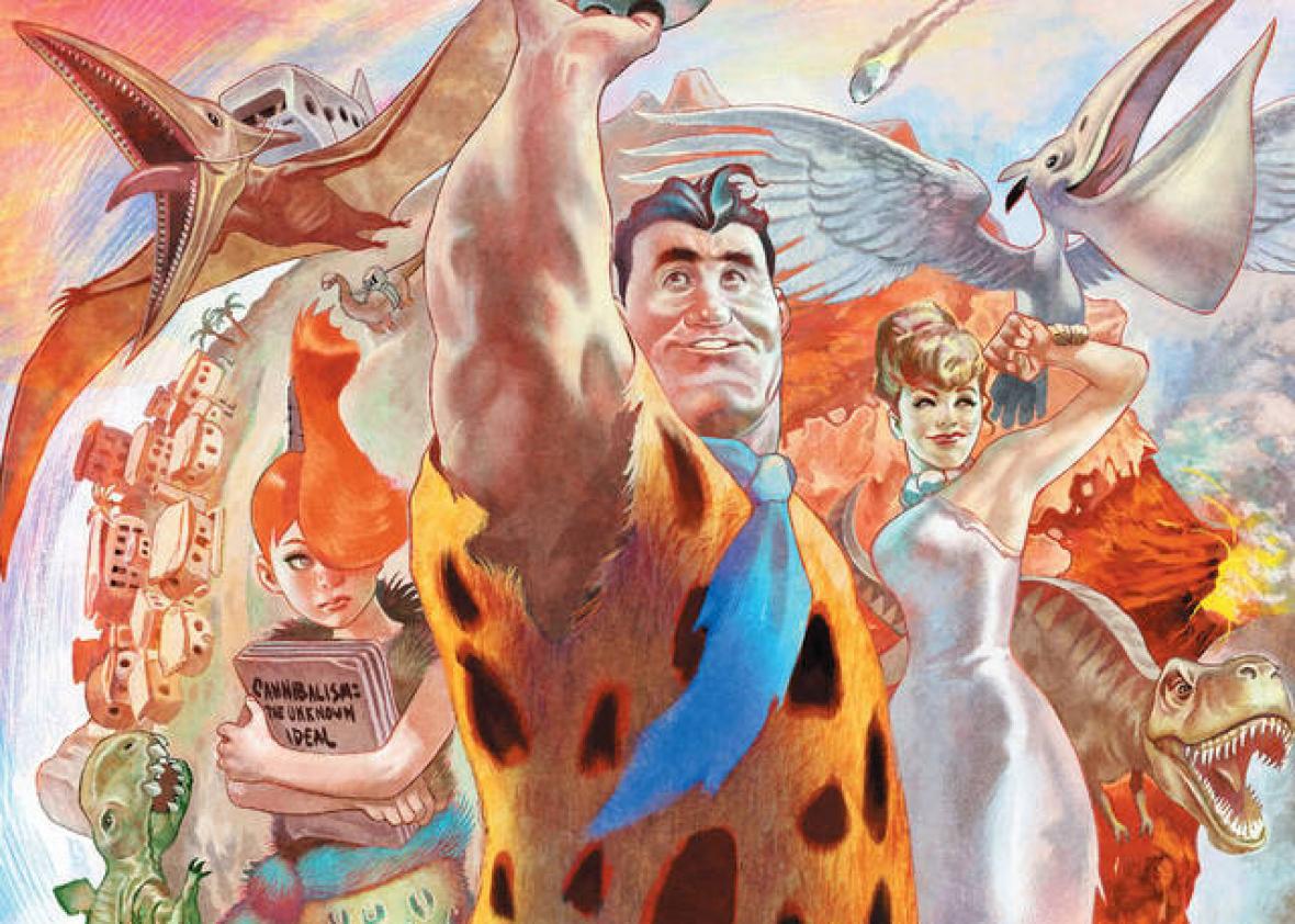 Mark Russell and Steve Pugh's comic book reboot of The Flintstones,  reviewed.