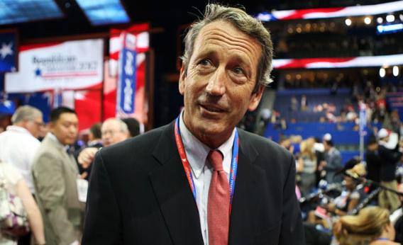 South Carolina Gov. Mark Sanford at the Republican National Convention on August 28, 2012 in Tampa, Florida.