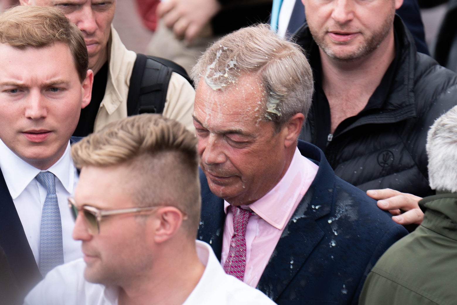 Nigel Farage milkshake: the British have the perfect tradition to mark wow deeply stupid our election is.