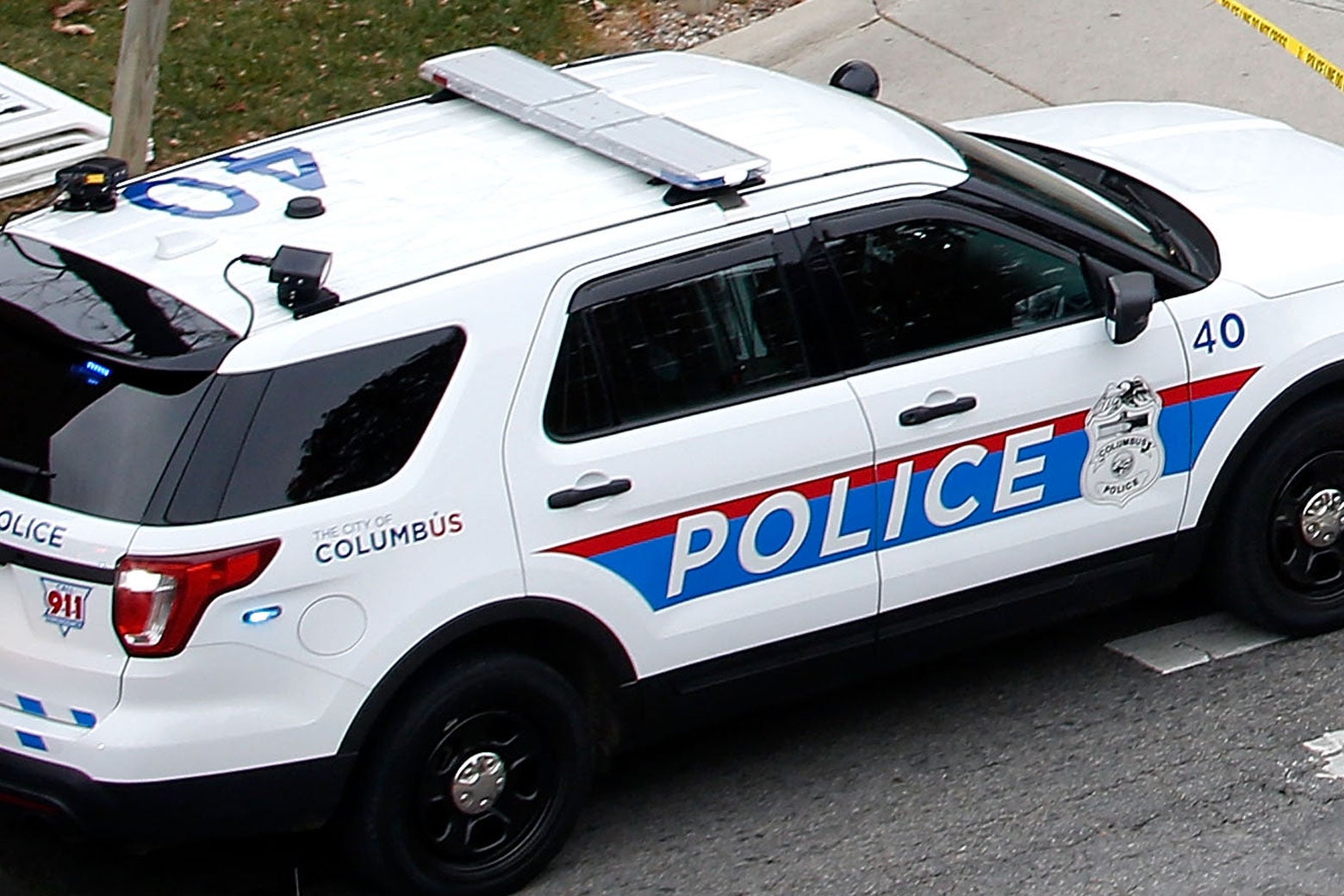 A Columbus, Ohio, police vehicle