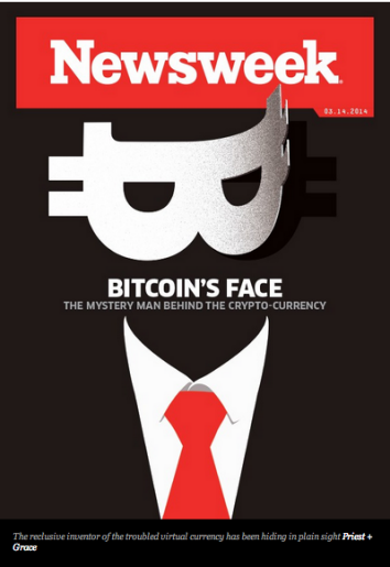 Newsweek magazine: the possible identity of Bitcoin creator Satoshi Nakamoto.