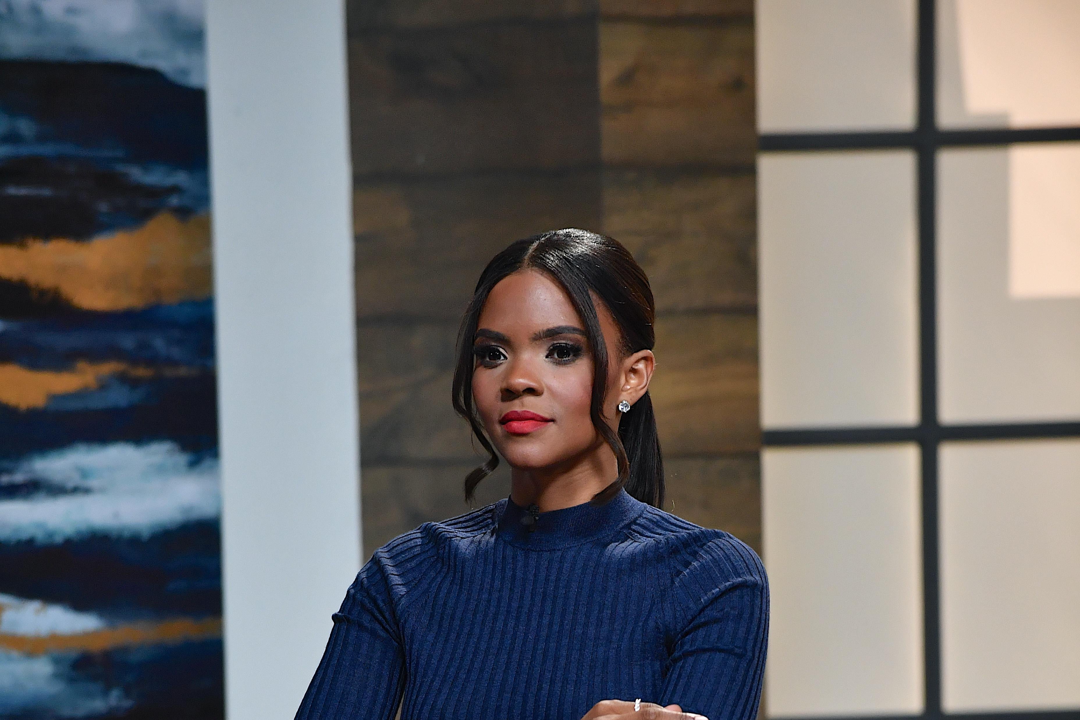Candace Owens is seen on the set of "Candace" on May 24, 2021 in Nashville, Tennessee.