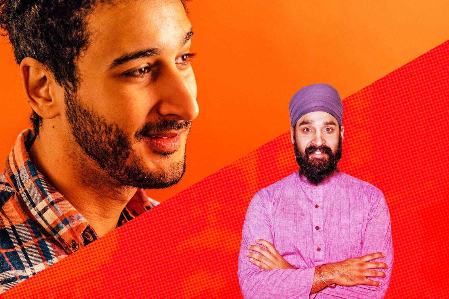 Aymann and Simran Jeet Singh.