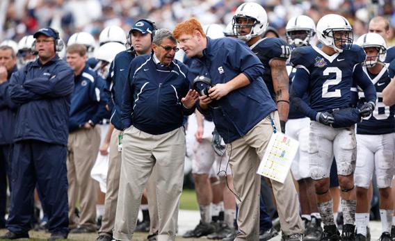 Mike McQueary: He says that he saw Jerry Sandusky sexually assault a child.  Why does he still have a job at Penn State?