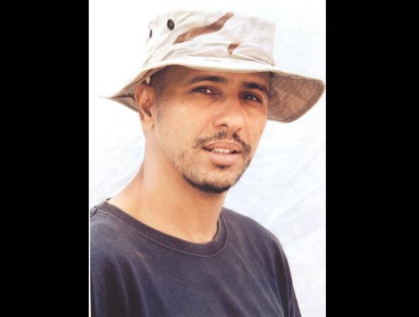Mohamedou Ould Slahi, photographed at the Guantánamo Bay detention center.