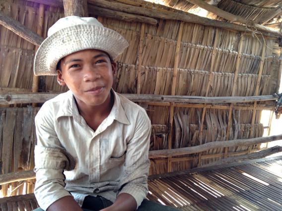 Provincial Cambodian boy.