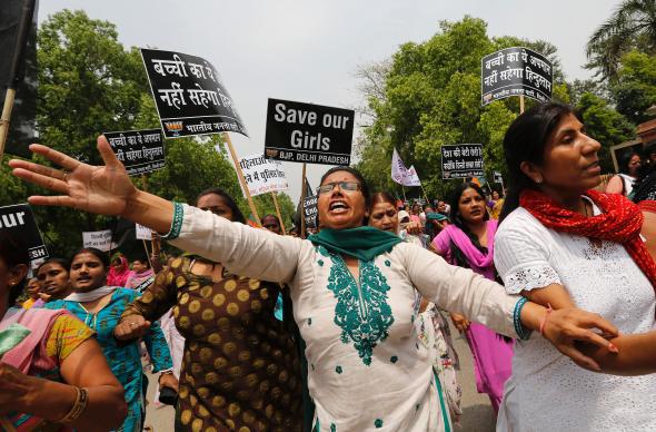 Two Teenage Girls In India Gang Raped And Murdered.