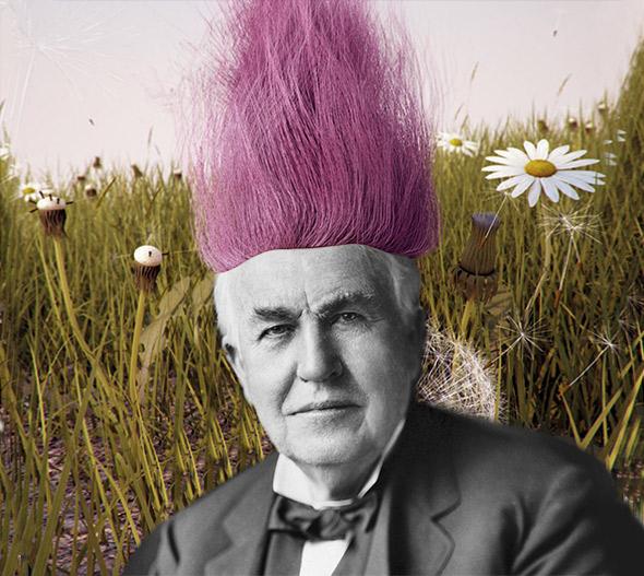 Thomas Edison, “patent troll.”
