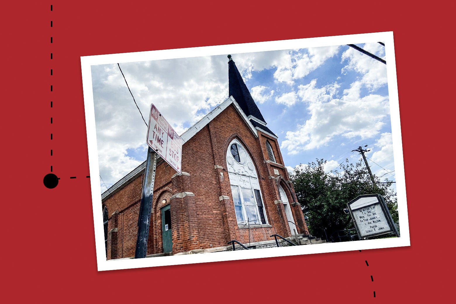 A church.